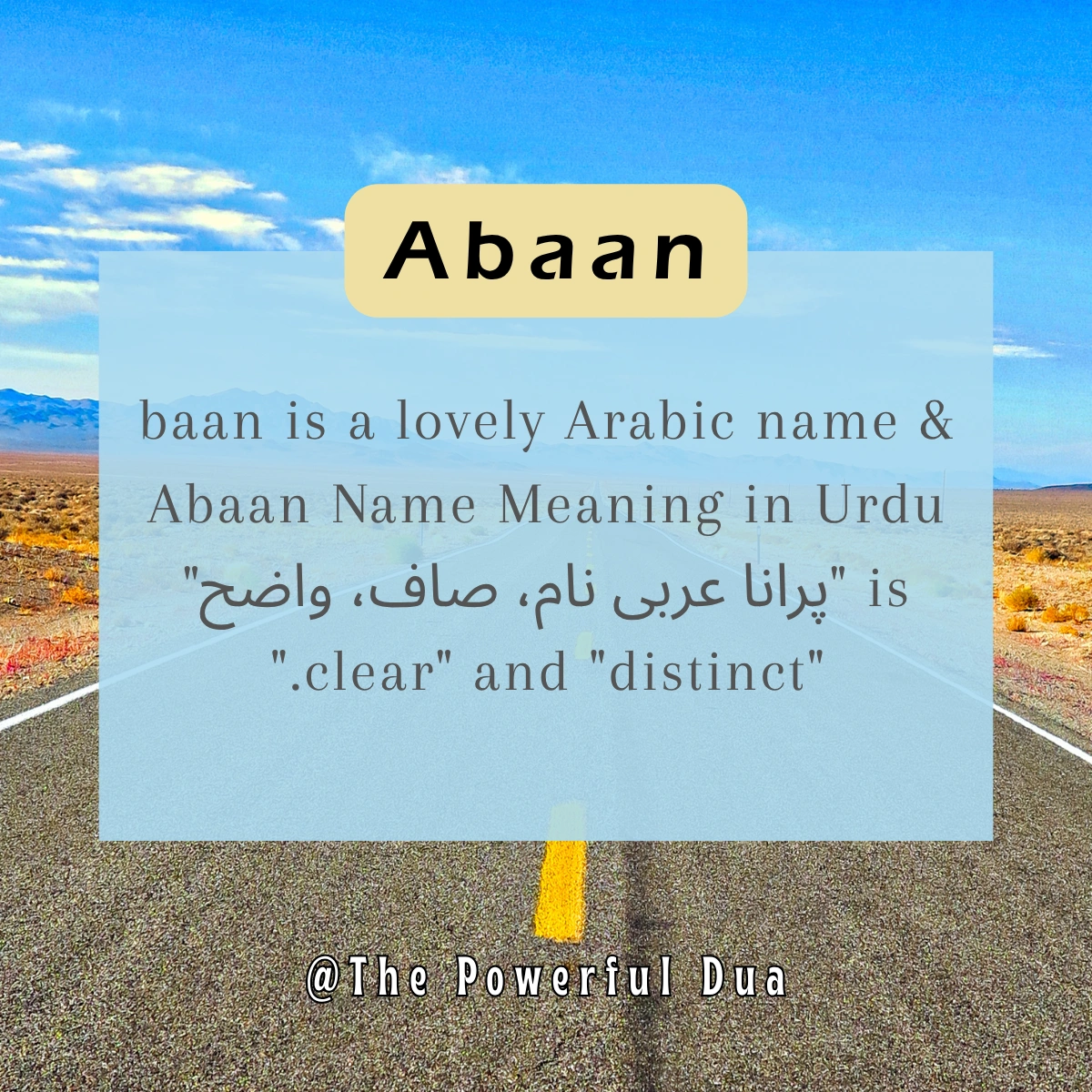 abaan name meaning in urdu boy