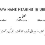 Inaya Name Meaning in Urdu