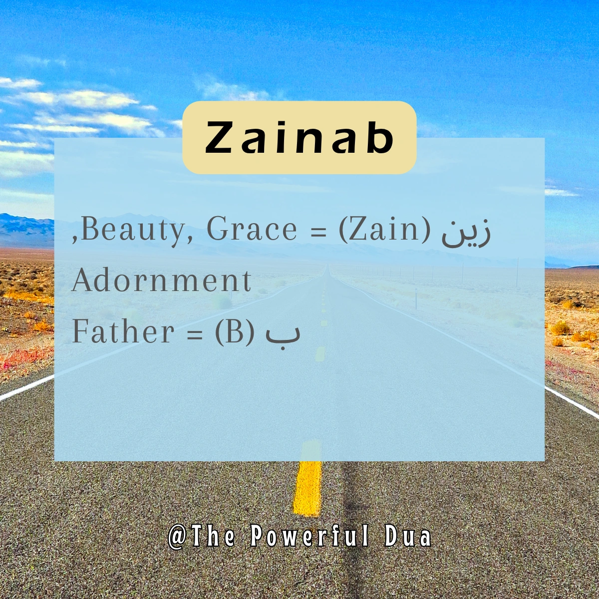 umme zainab name meaning in urdu