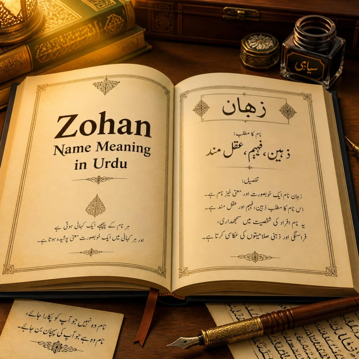 
zohan name meaning