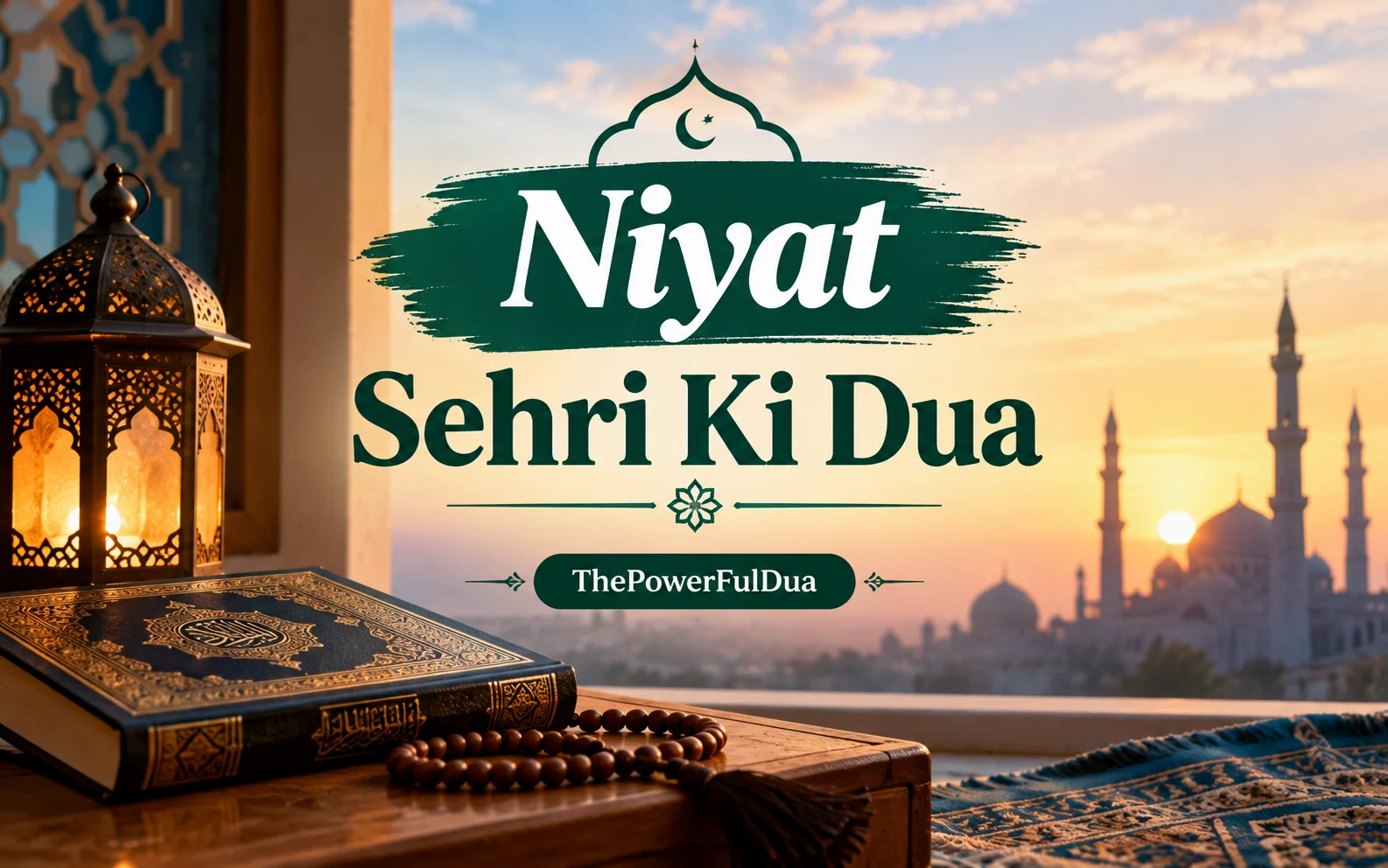 Niyat Sehri Ki Dua